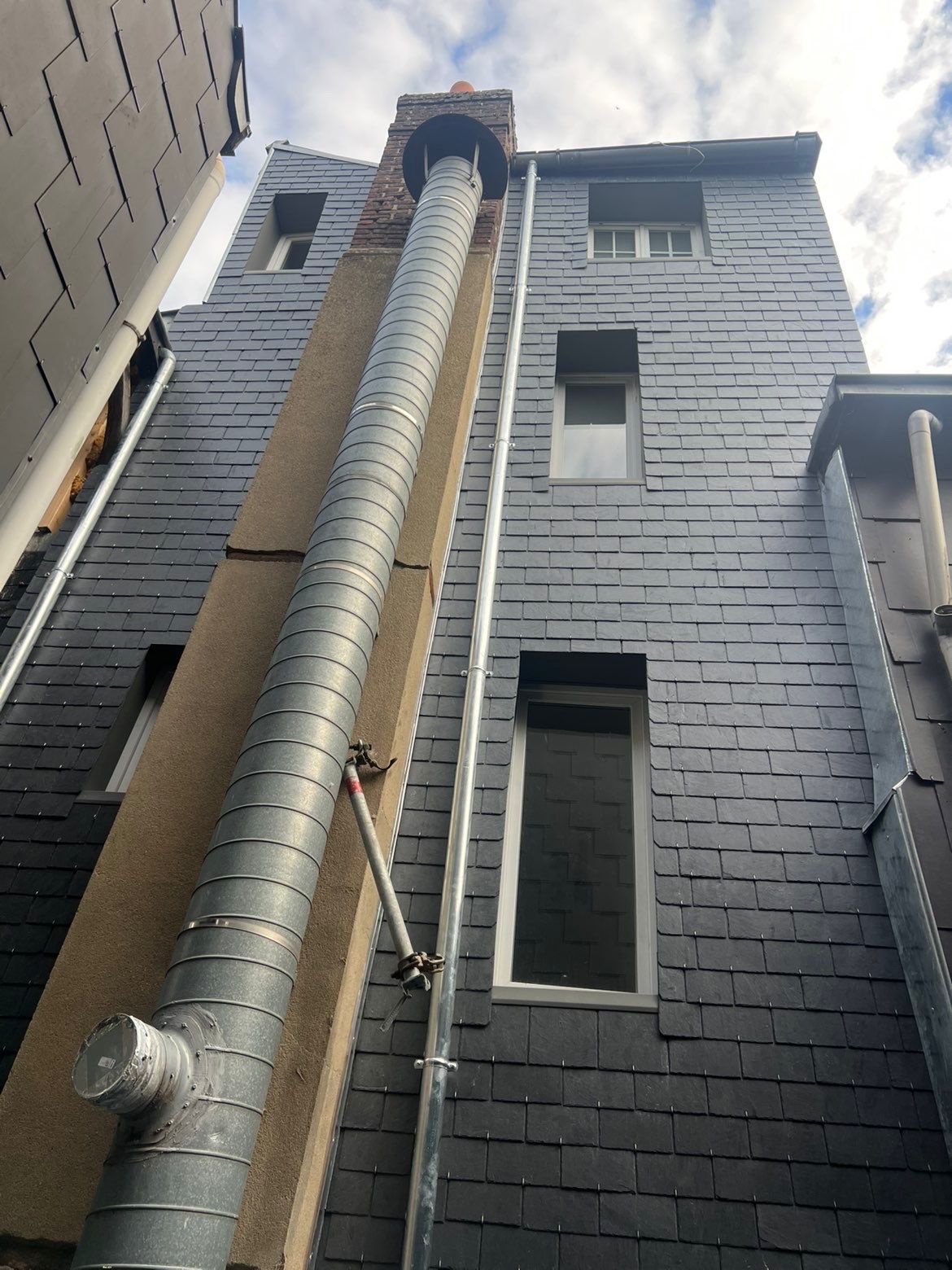 Essentage ardoise toiture Rouen Seine-Maritime